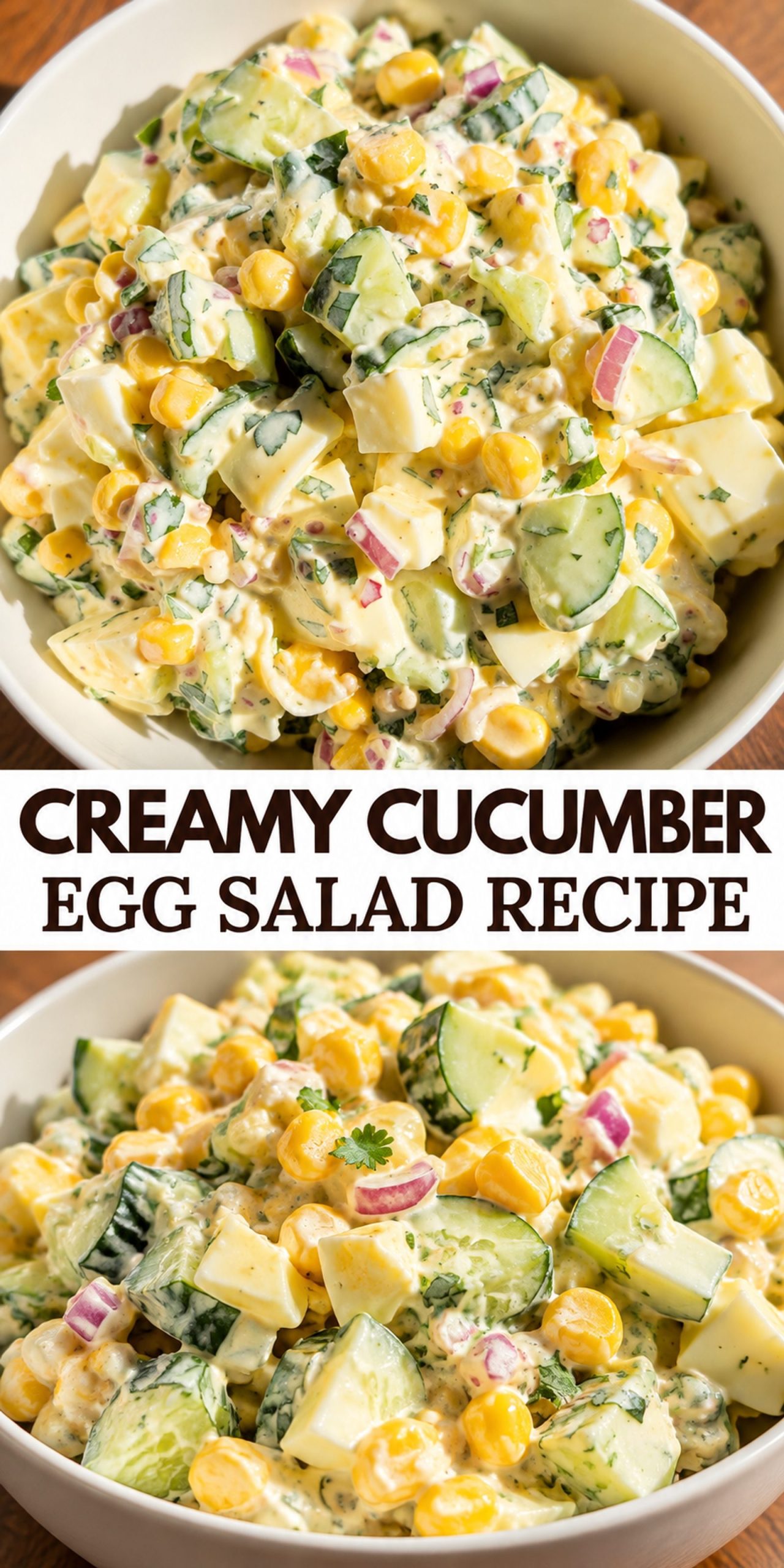 Creamy Cucumber Egg Salad Recipe Creamy Cucumber Egg Salad Recipe