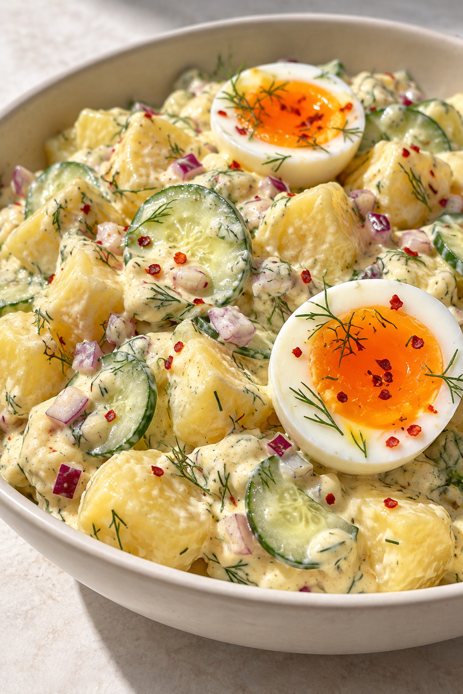 Creamy Potato Egg Salad