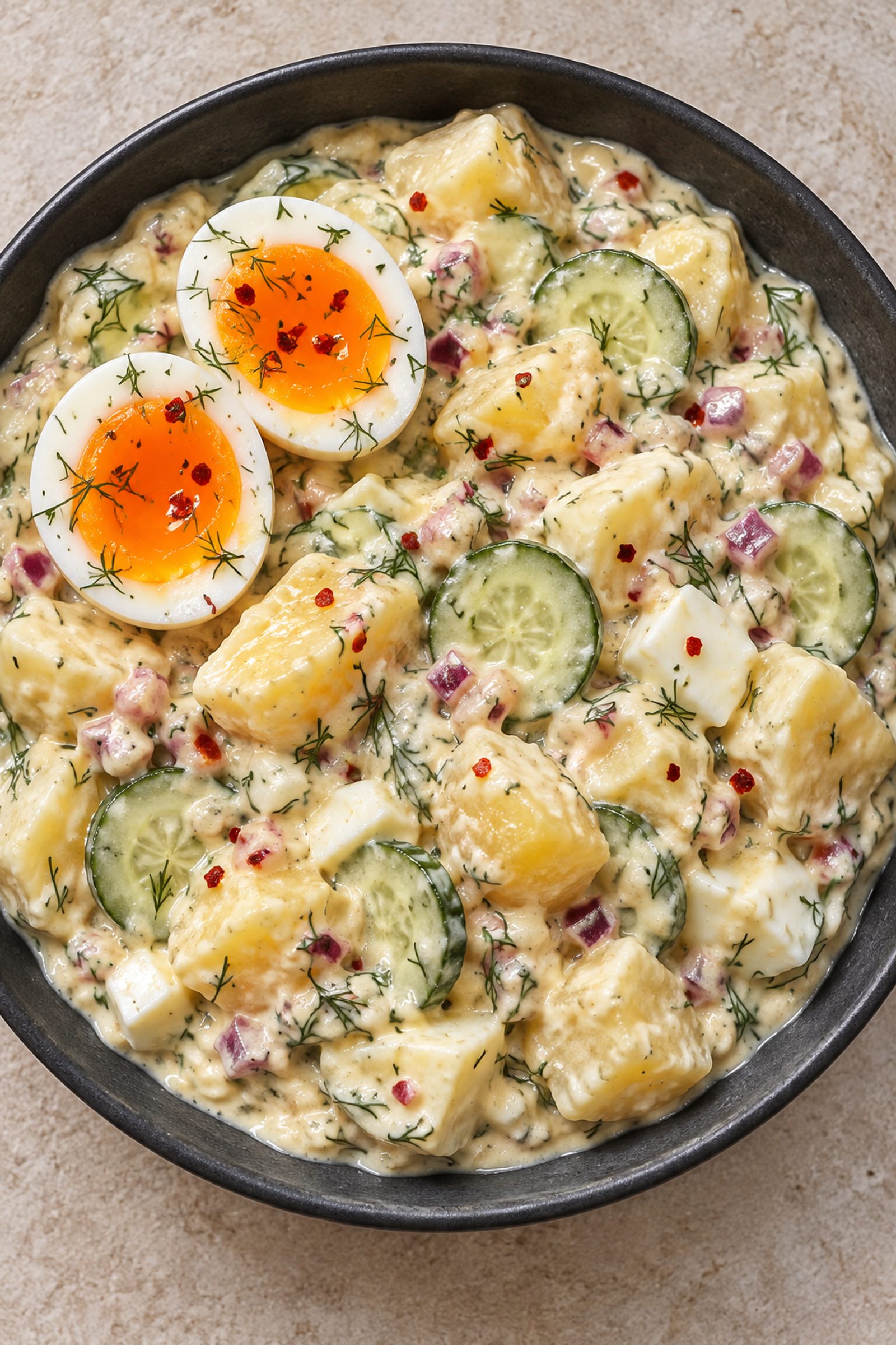Creamy Potato Egg Salad Creamy Potato Egg Salad