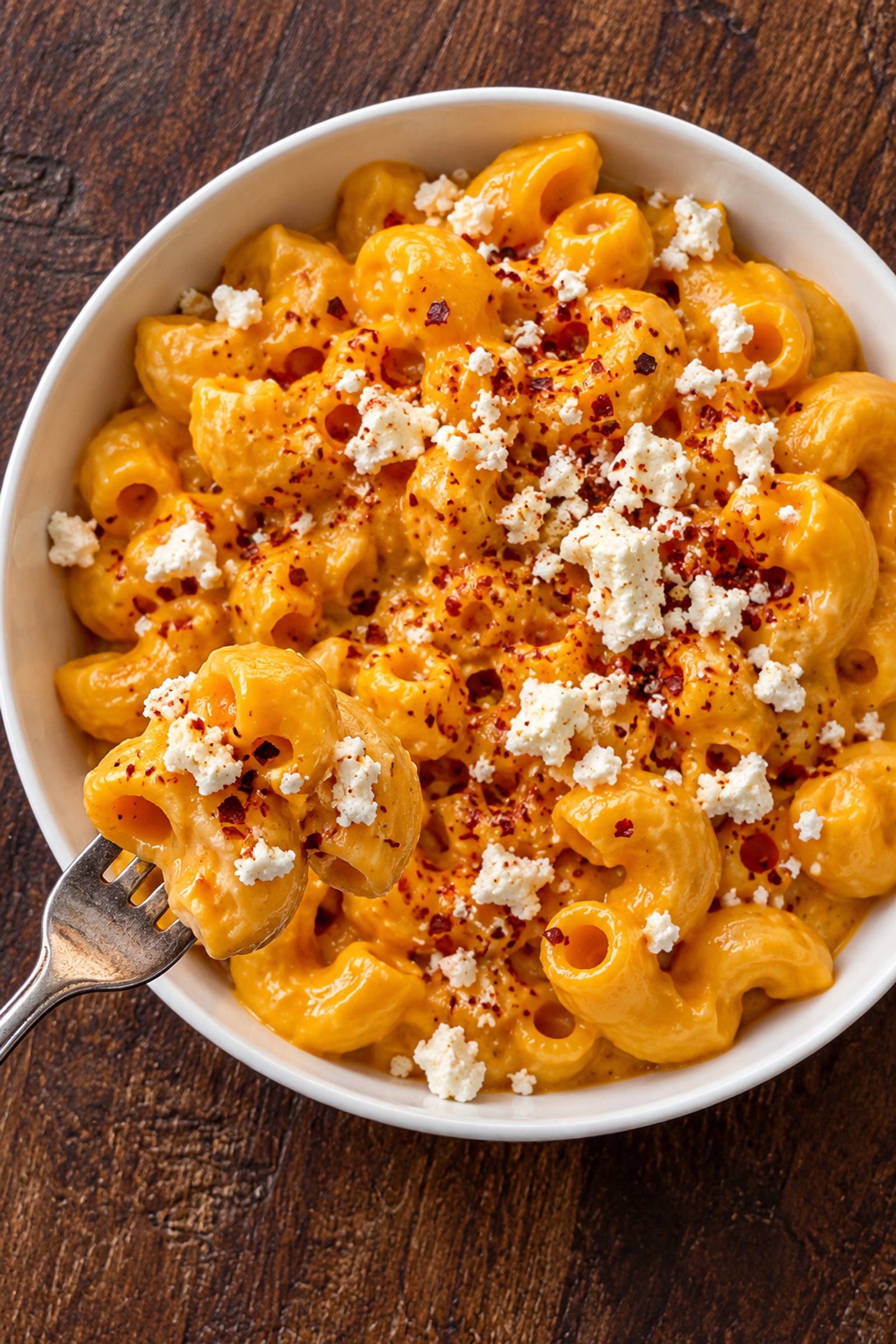 Creamy Pumpkin Feta Pasta