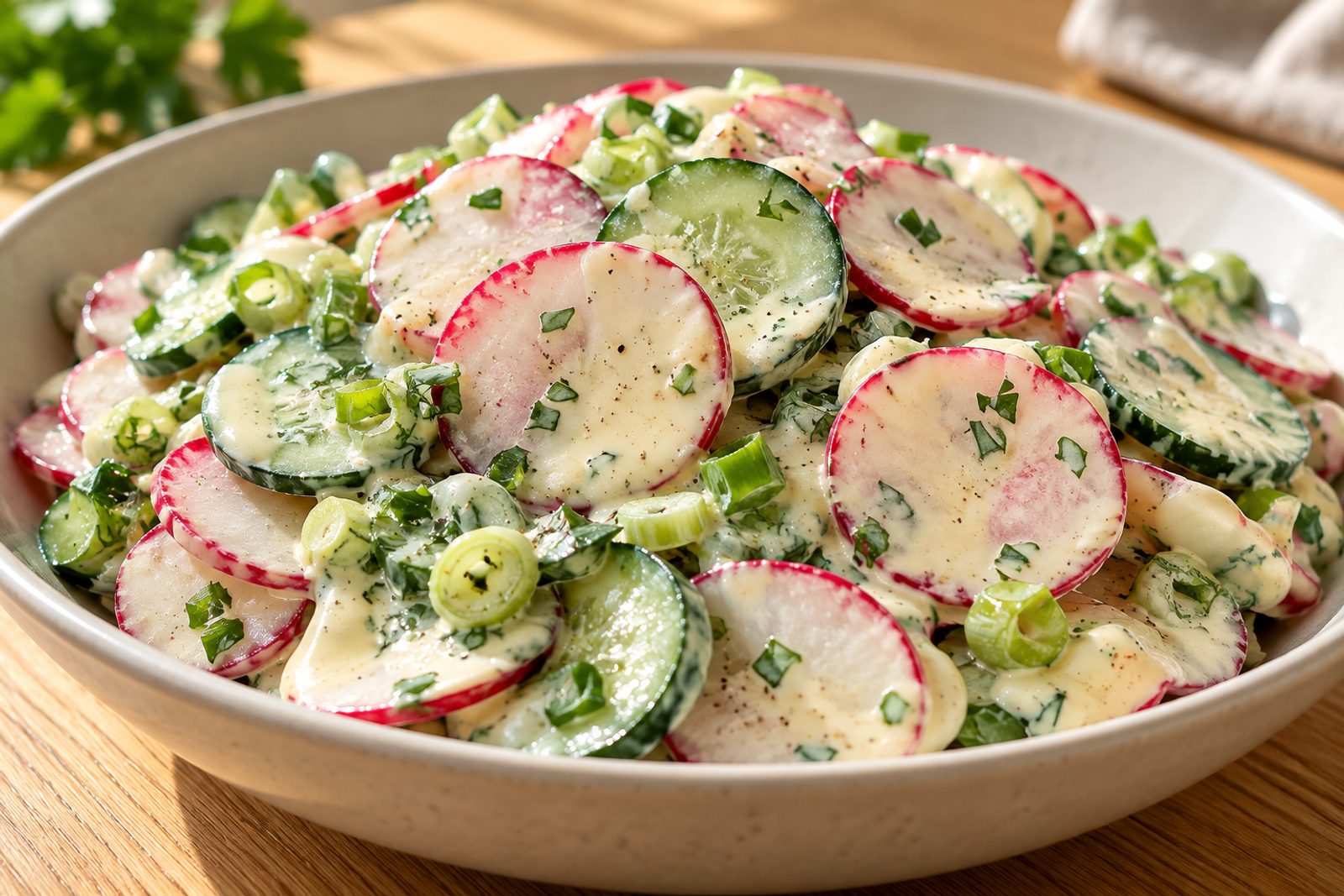 Creamy Radish Salad