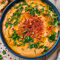 Creamy Roasted Pepper Feta Dip