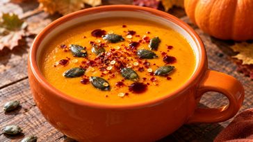 Creamy Roasted Pumpkin and Tomato Soup