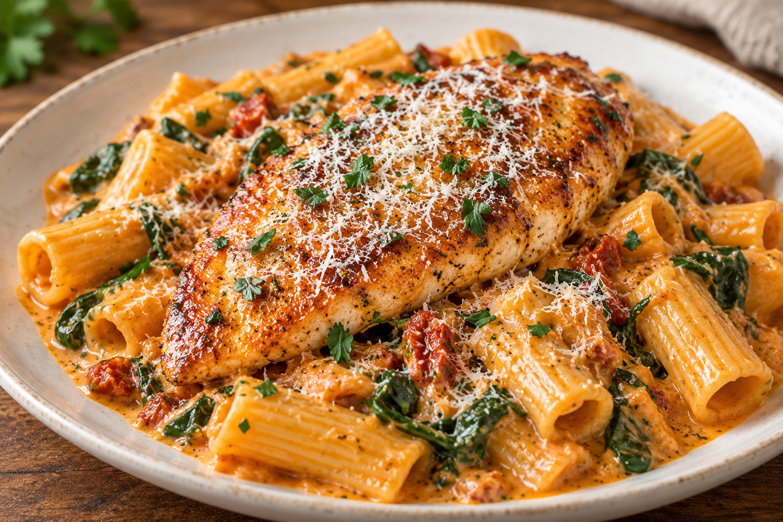 Creamy Tuscan Chicken Pasta