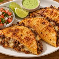 Crispy Cheesy Beef Tacos