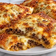 Crispy Cheesy Beef Tortilla Pockets
