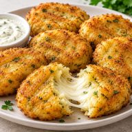 Crispy Cheesy Potato Croquettes