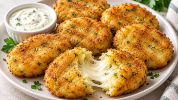 Crispy Cheesy Potato Croquettes