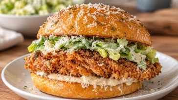 Crispy Chicken Caesar Burger