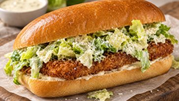 Crispy Chicken Caesar Sandwich