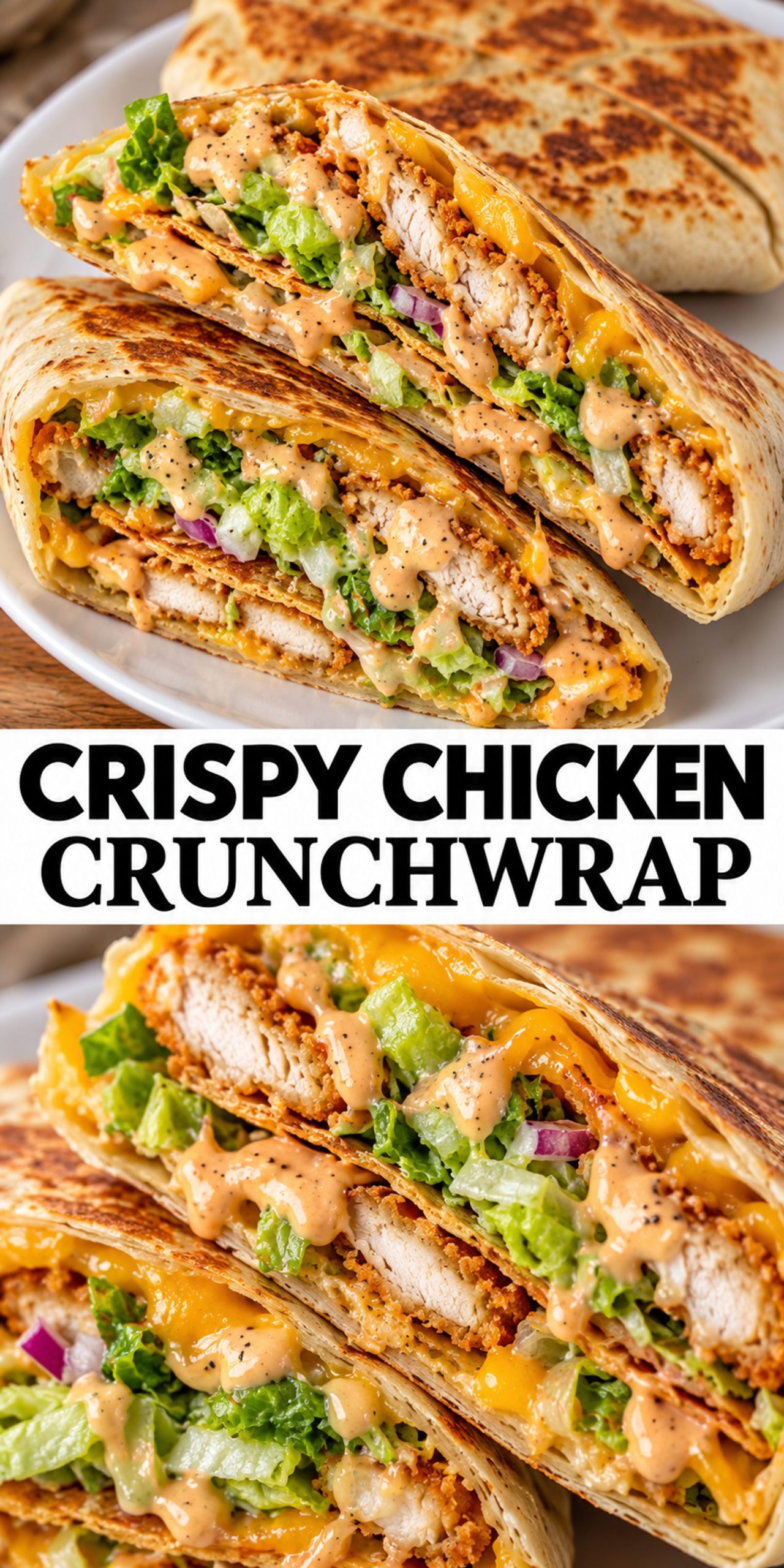 Crispy Chicken Crunchwrap Crispy Chicken Crunchwrap