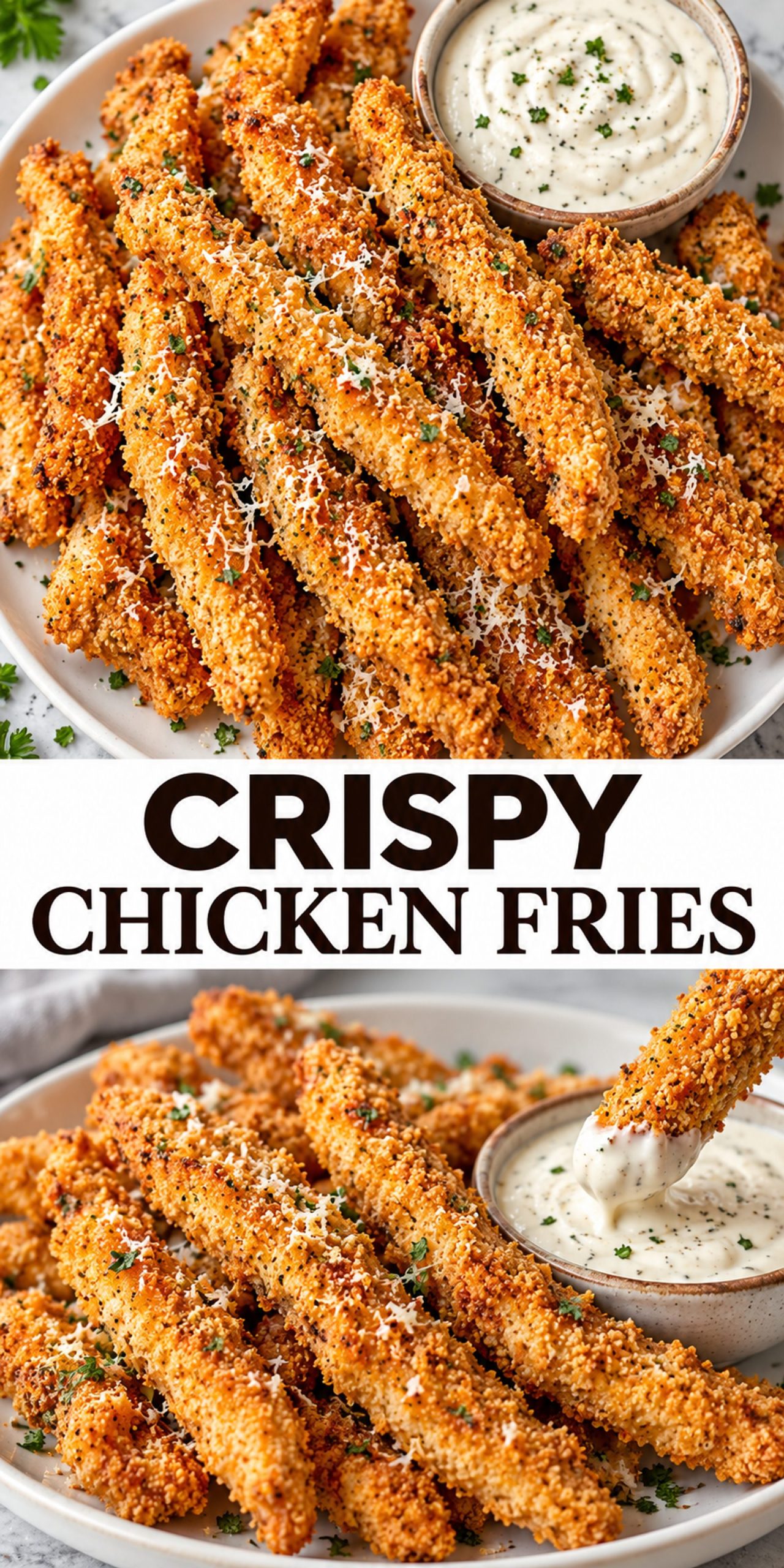 Crispy Chicken Fries Crispy Chicken Fries