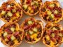 Crispy Double Bacon Cheeseburger Pickle Taco Cups