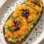 Crispy Egg Avocado Toast with Smoked Salmon