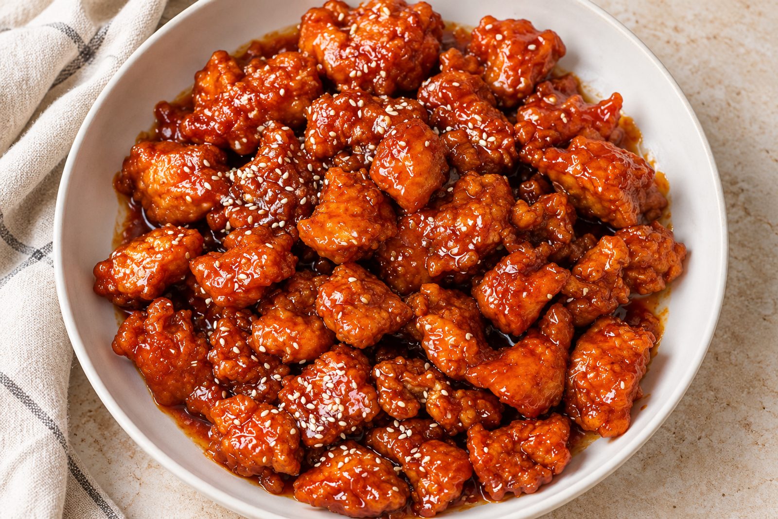 Crispy Honey Sesame Chicken