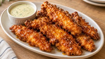 Crispy Hot Honey Chicken Tenders