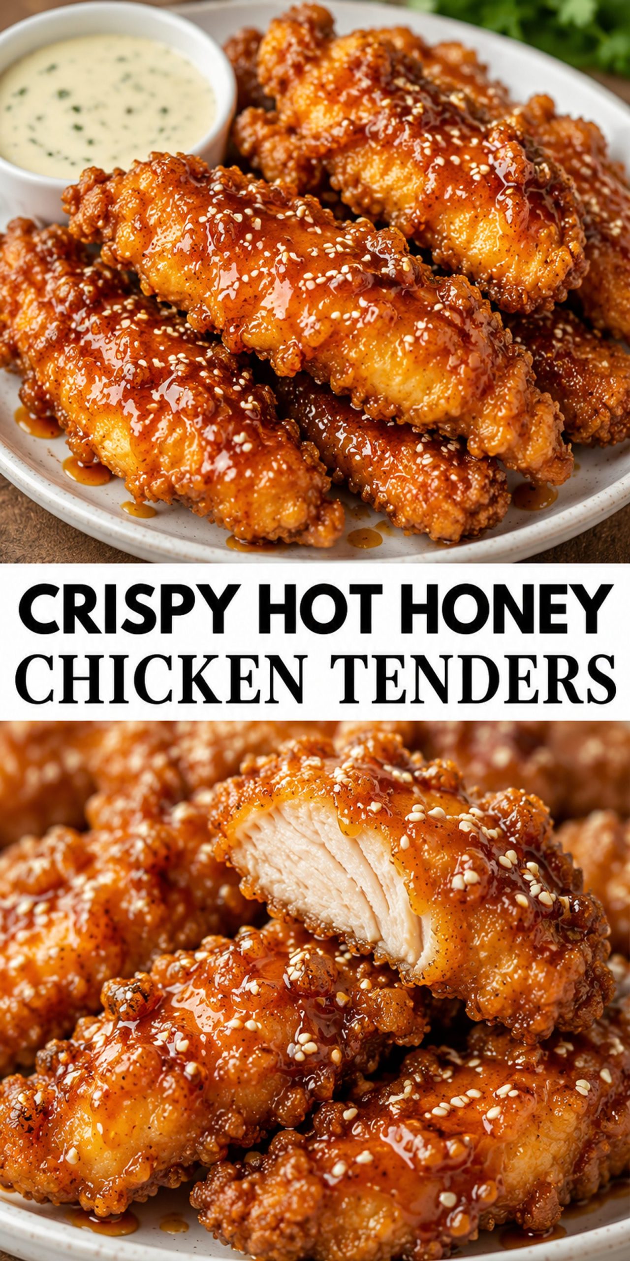 Crispy Hot Honey Chicken Tenders