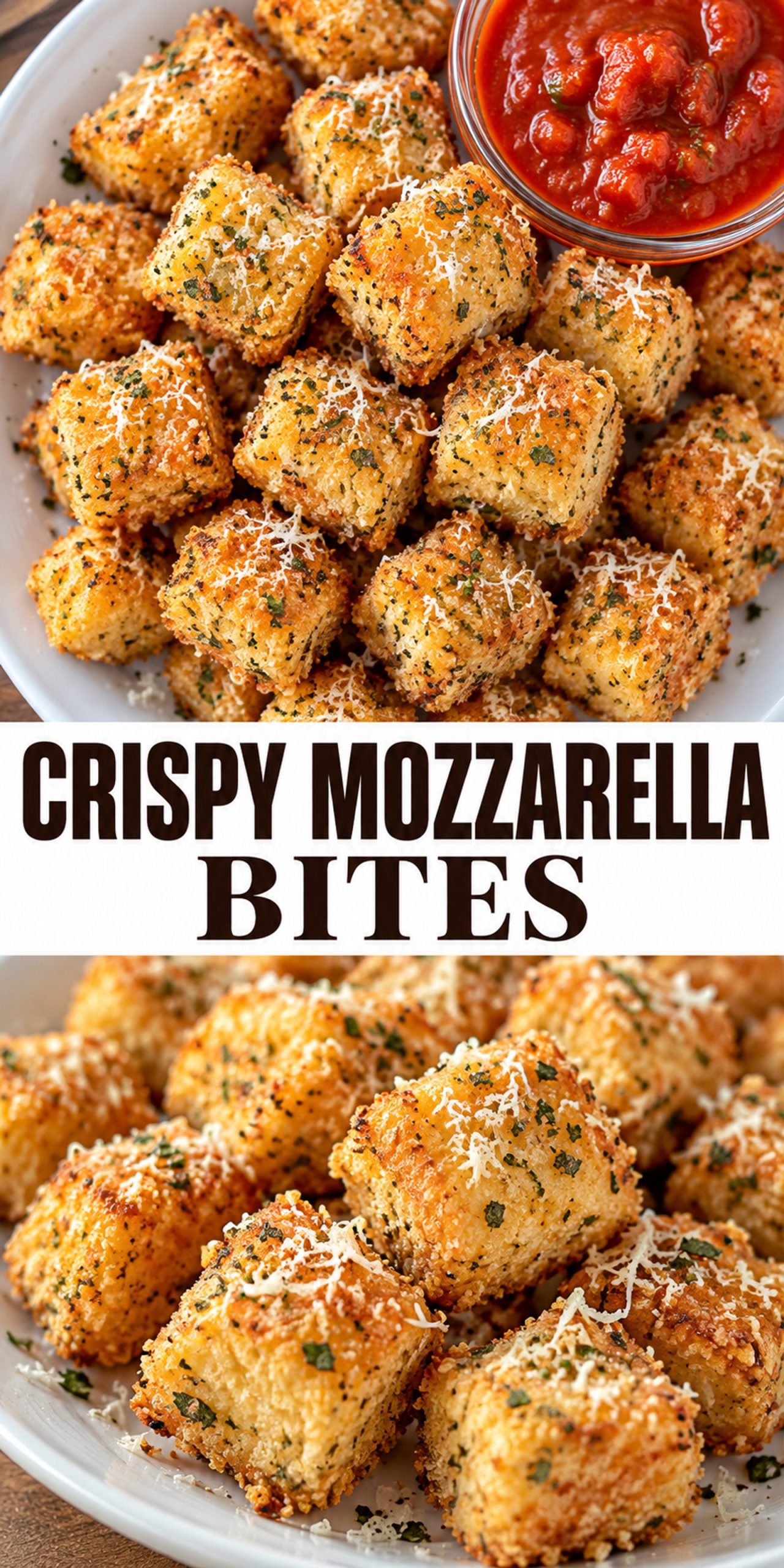 Crispy Mozzarella Bites Crispy Mozzarella Bites