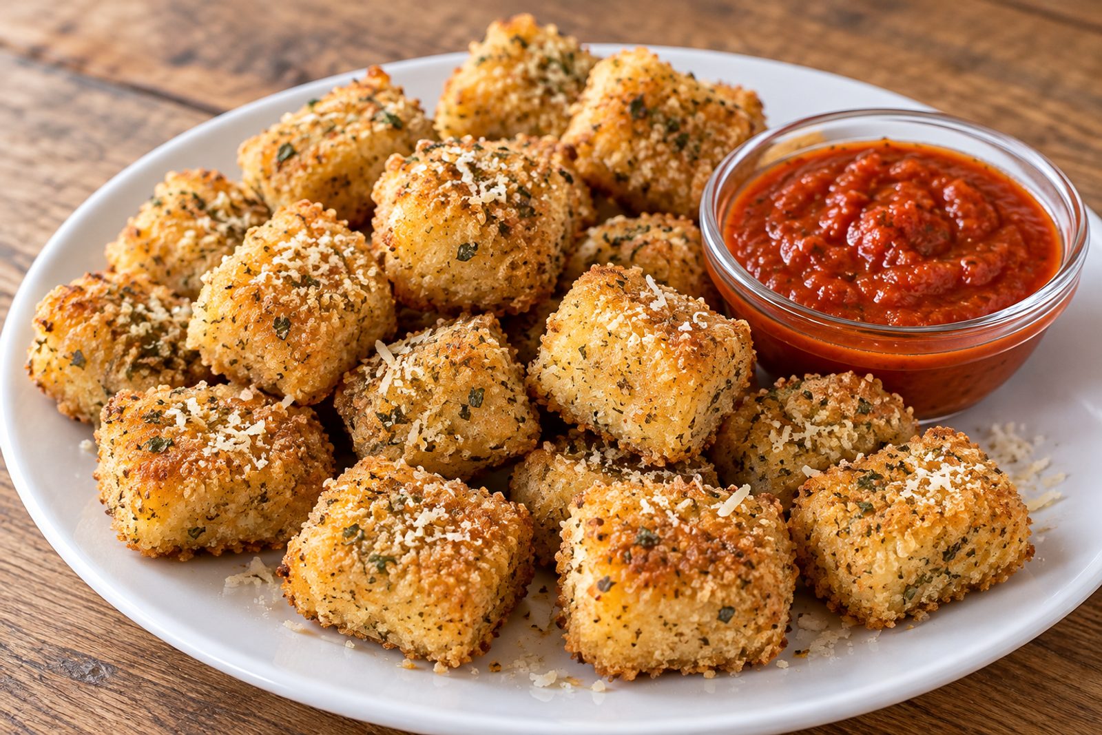 Crispy Mozzarella Bites Crispy Mozzarella Bites