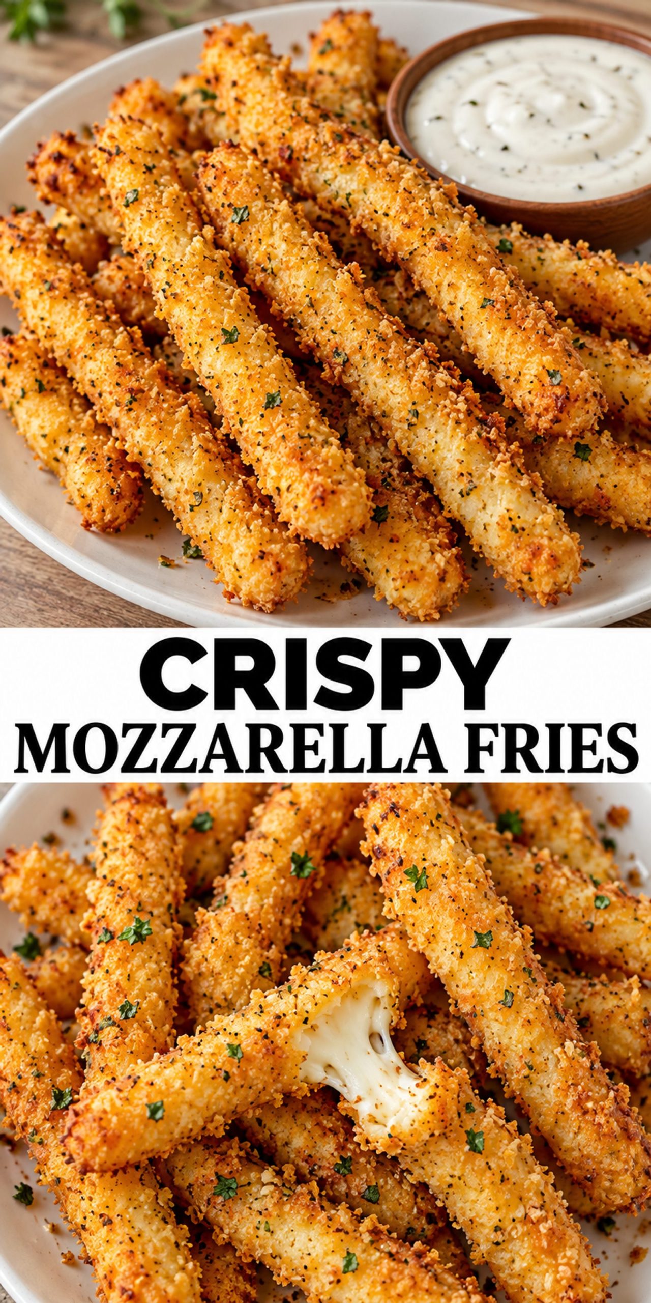 Crispy Mozzarella Fries Crispy Mozzarella Fries