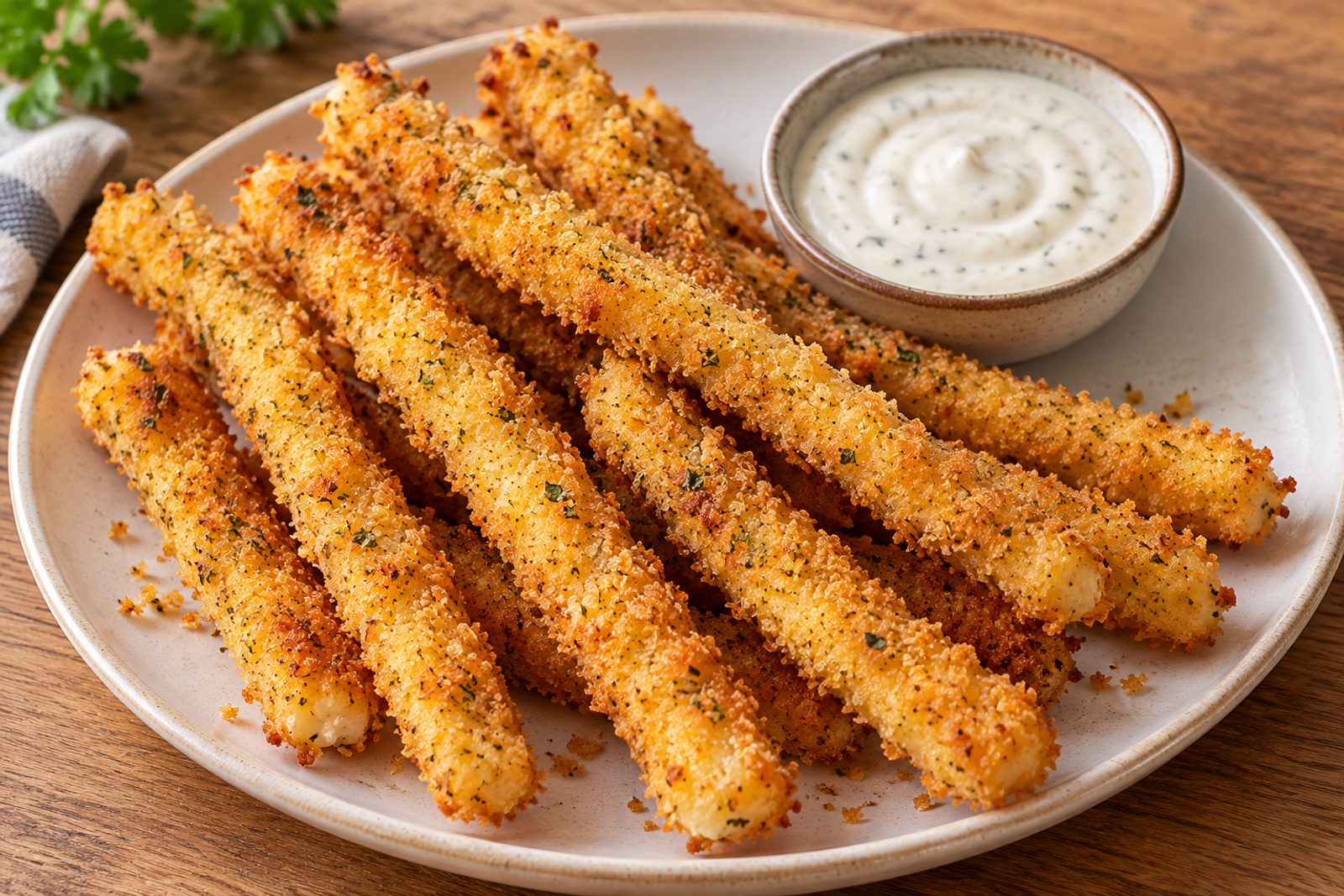 Crispy Mozzarella Fries Crispy Mozzarella Fries