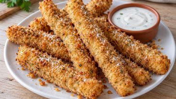 Crispy Mozzarella Potato Fries