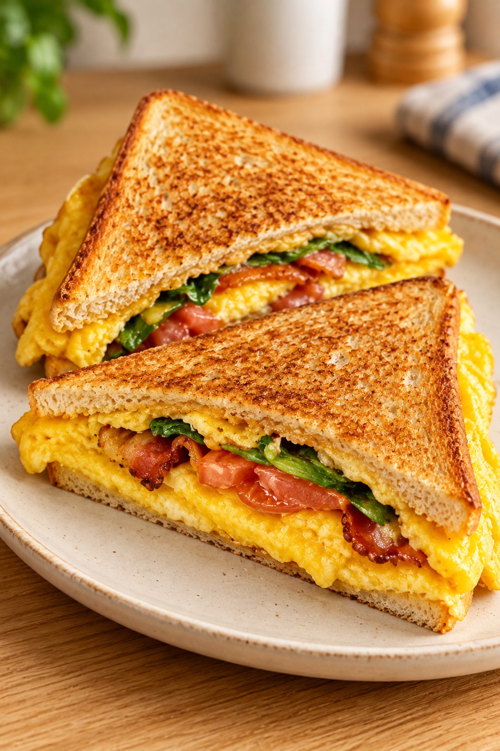 Crispy One-Pan Egg and Bacon Toast Crispy One-Pan Egg and Bacon Toast