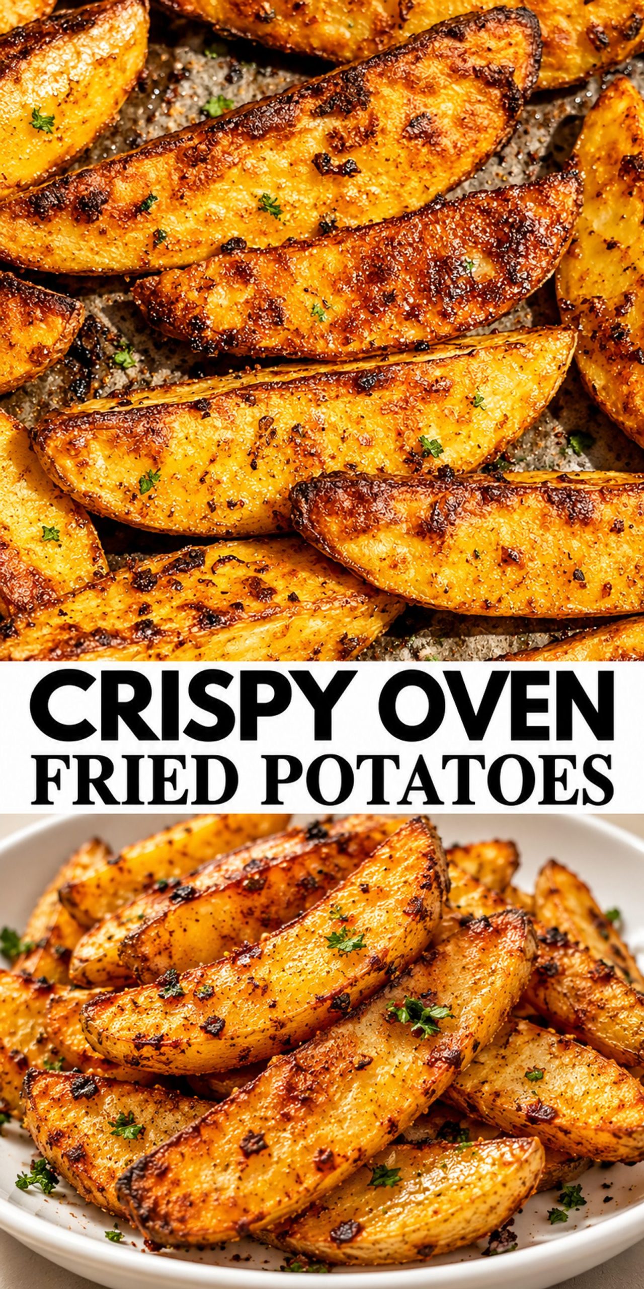 Crispy Oven Fried Potatoes