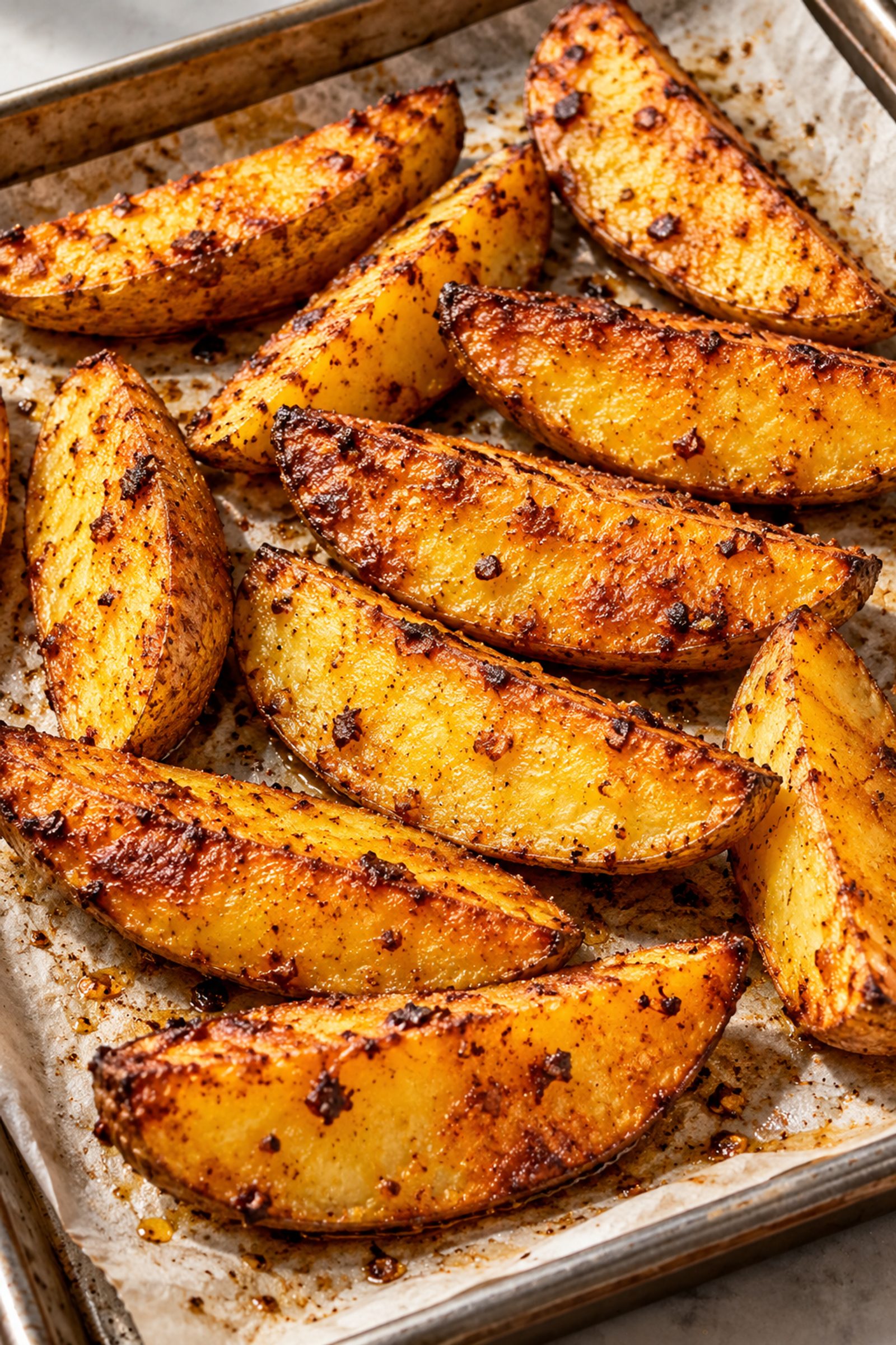 Crispy Oven Fried Potatoes