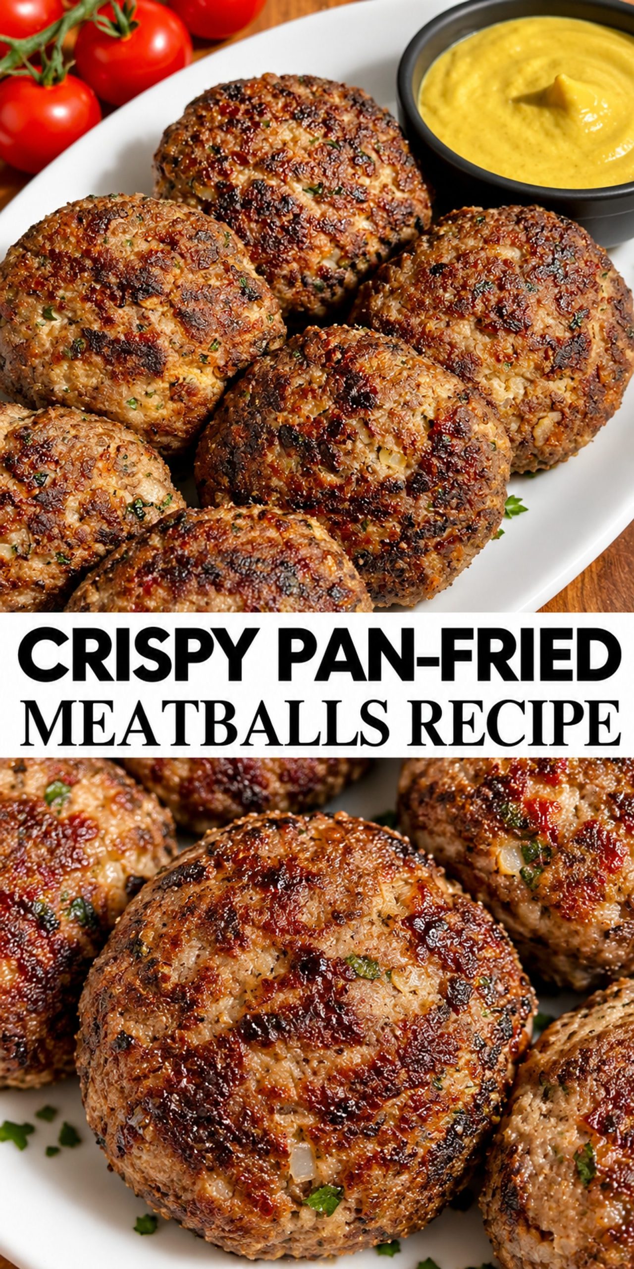 Crispy Pan-Fried Meatballs Recipe