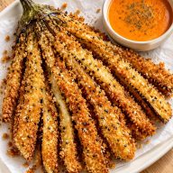 Crispy Panko Fried Eggplant