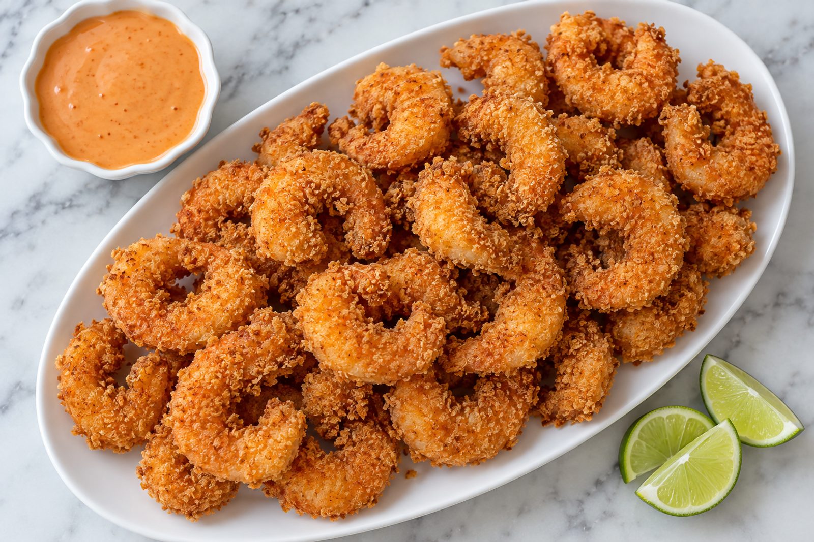 Crispy Panko Fried Shrimp with Bang Bang Sauce