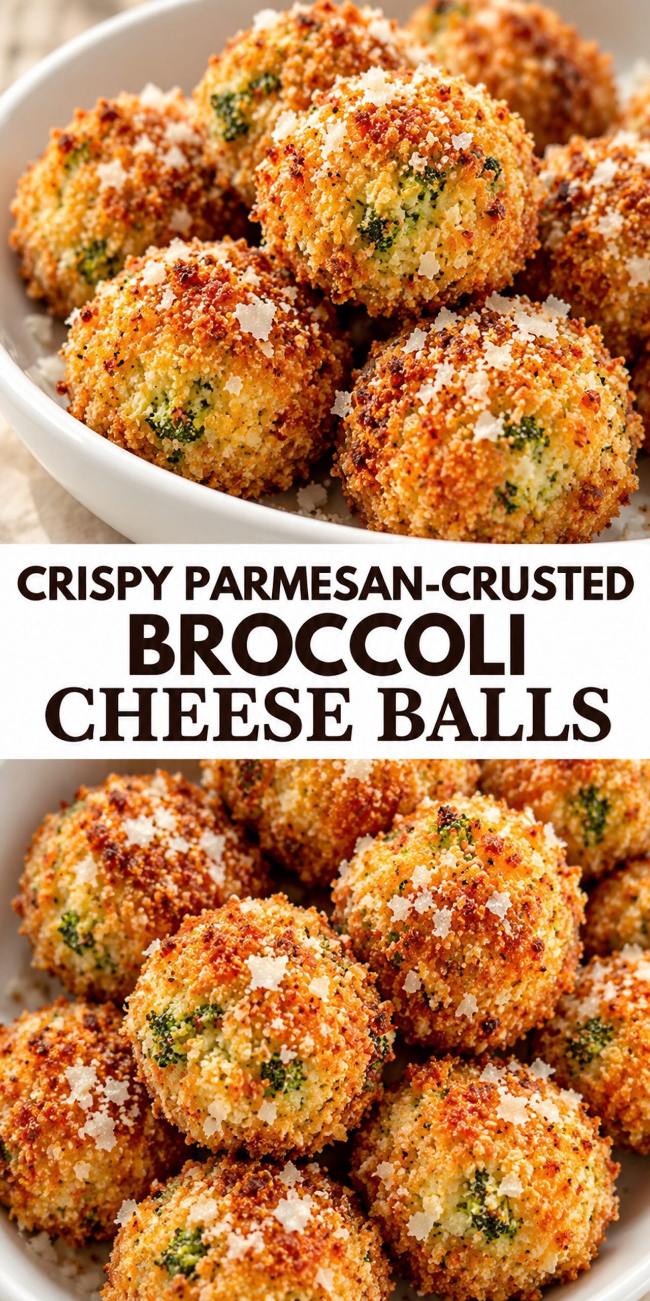 Crispy Parmesan-Crusted Broccoli Cheese Balls Crispy Parmesan-Crusted Broccoli Cheese Balls