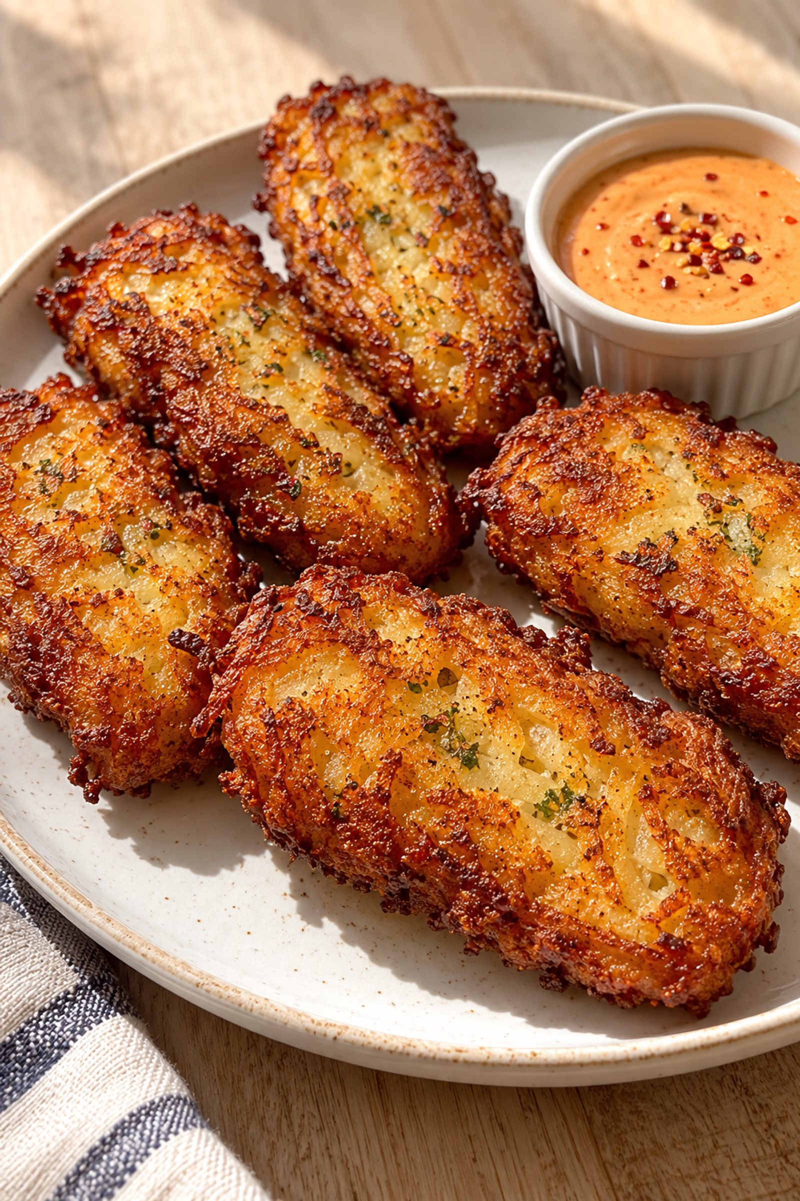 Crispy Parmesan Hash Browns