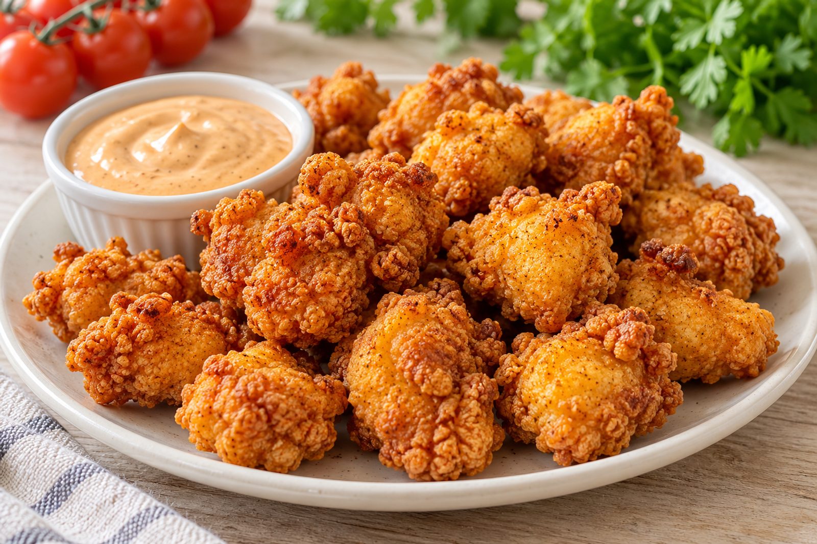 Crispy Popcorn Chicken