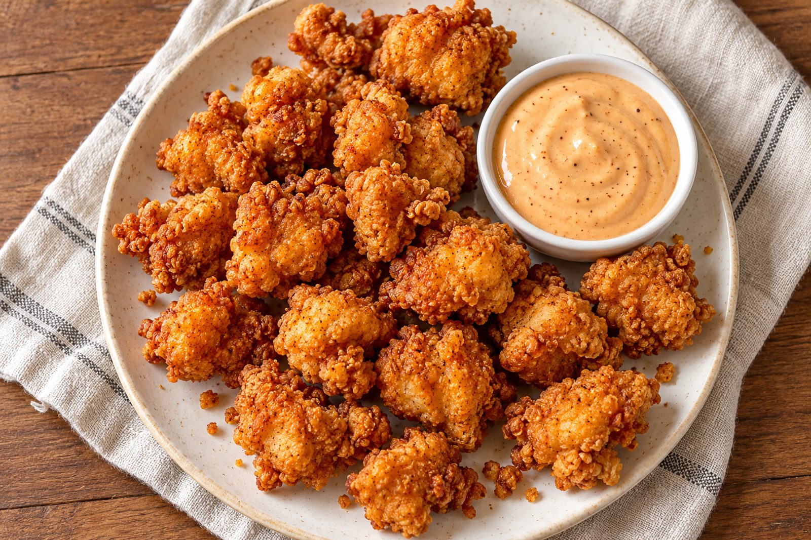 Crispy Popcorn Chicken Crispy Popcorn Chicken