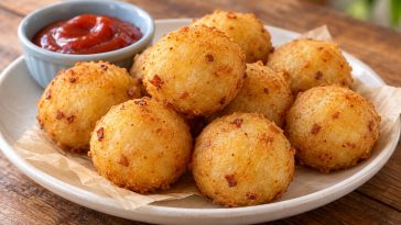 Crispy Potato Cheese Balls
