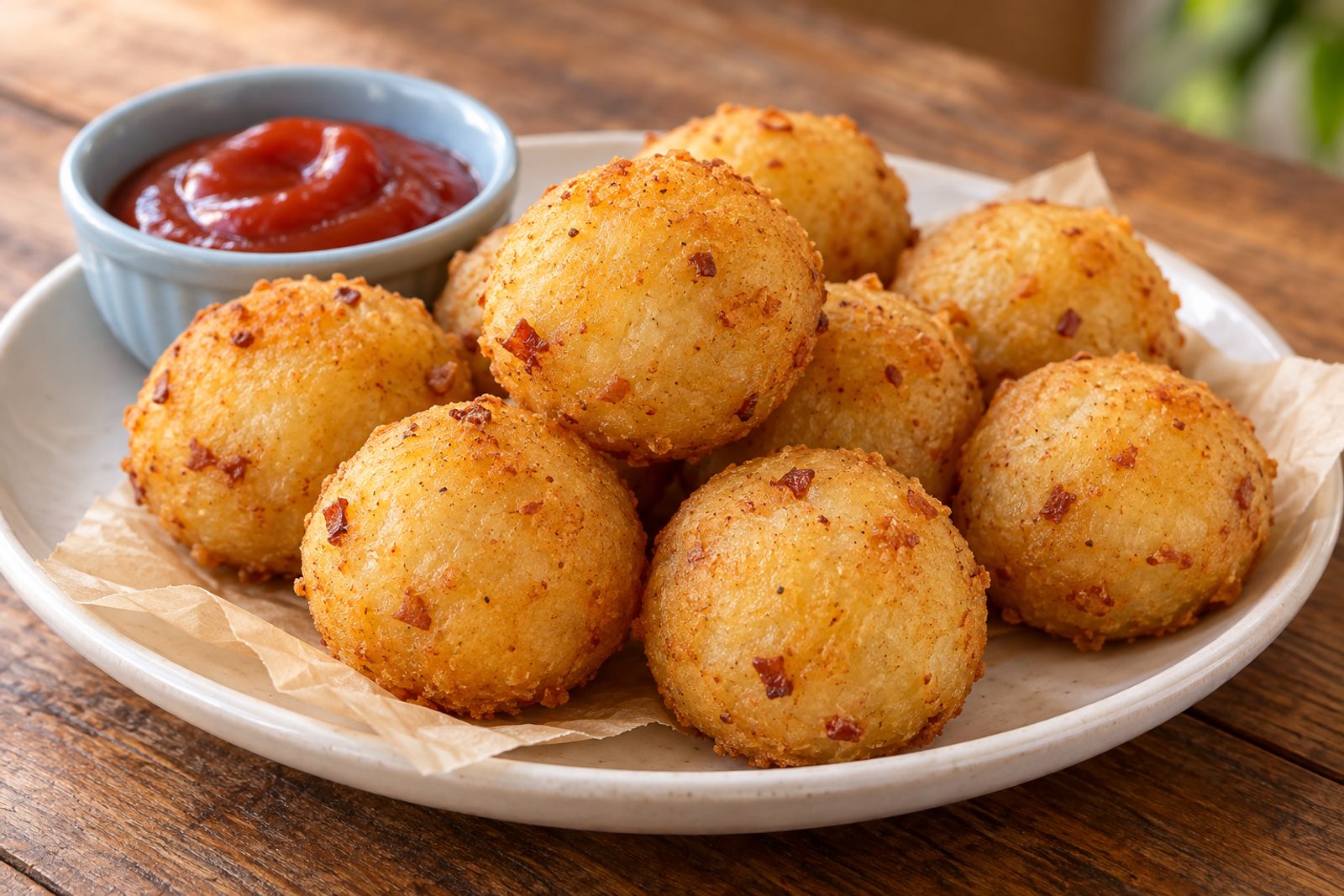 Crispy Potato Cheese Balls