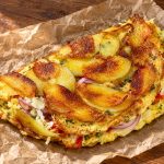 Crispy Potato Omelette Wrap