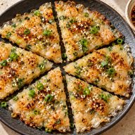 Crispy Rice Paper Shrimp Pancake
