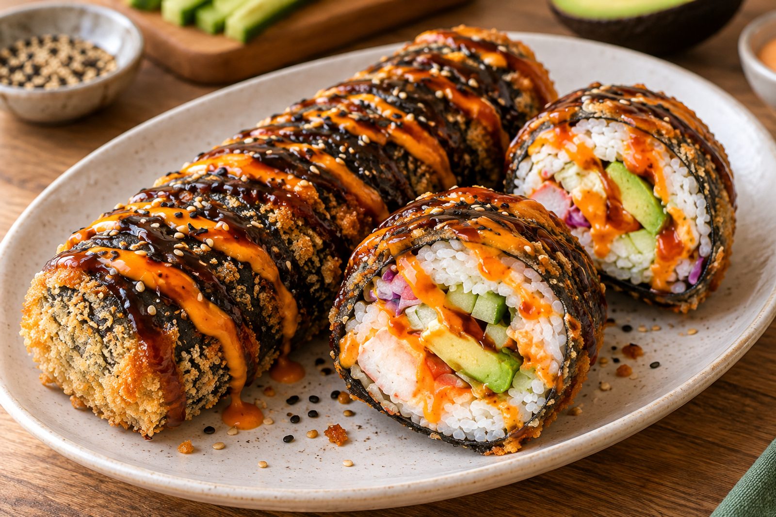 Crispy Sushi Burrito Crispy Sushi Burrito