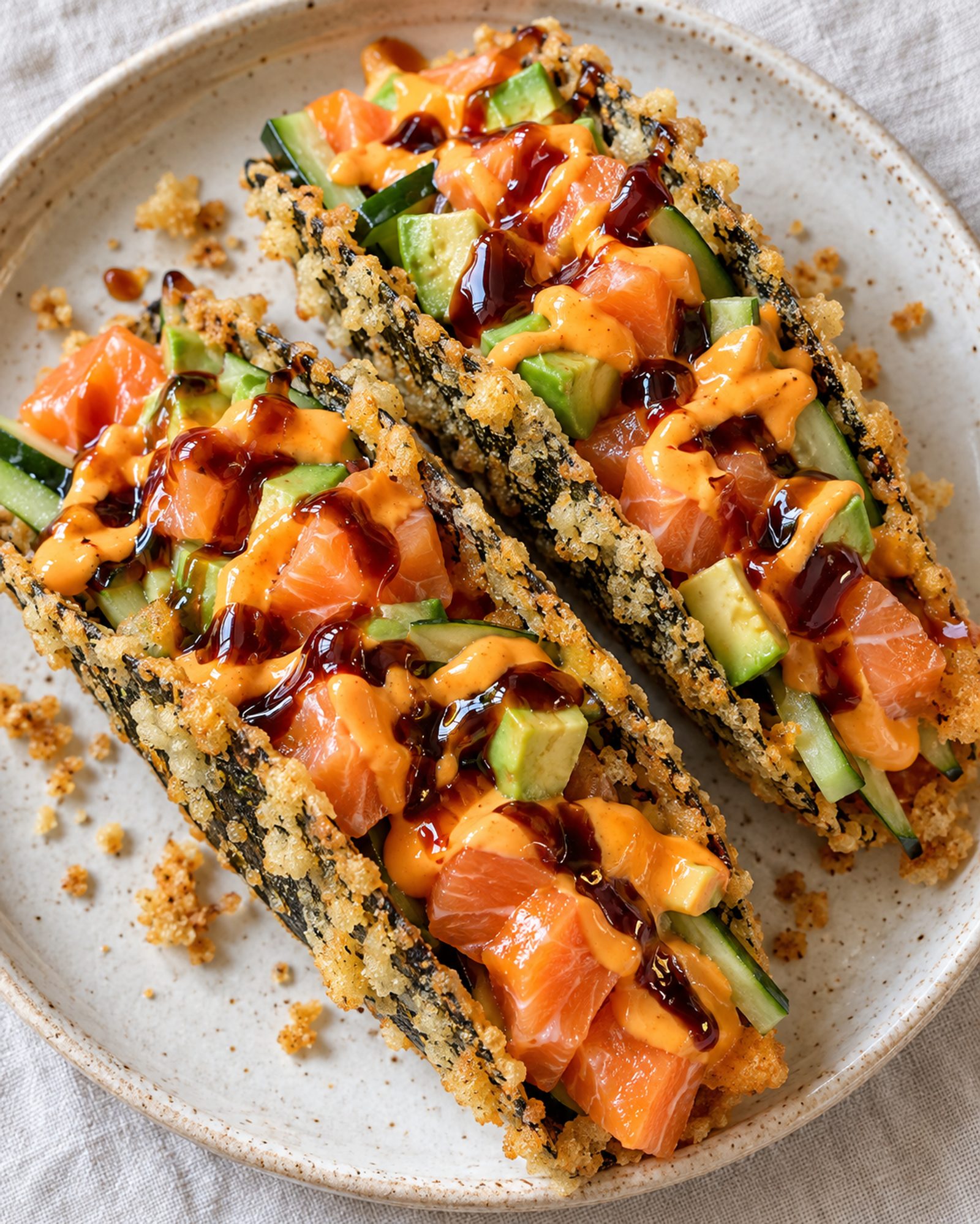 Crispy Sushi Tacos