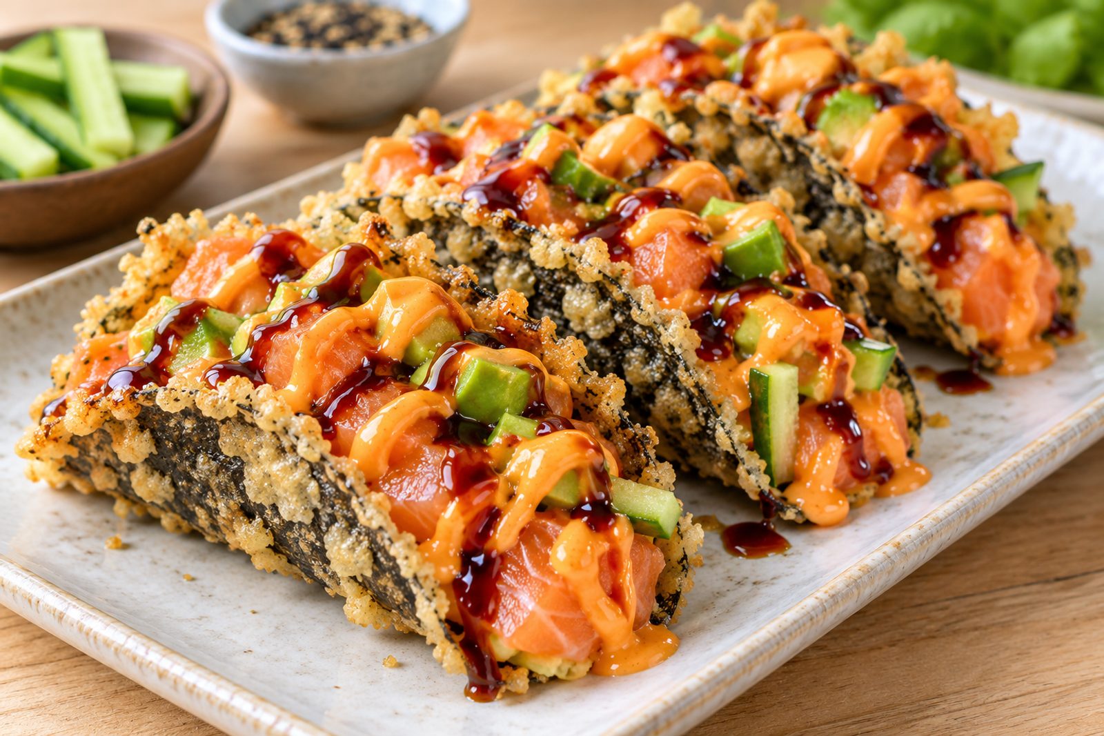 Crispy Sushi Tacos