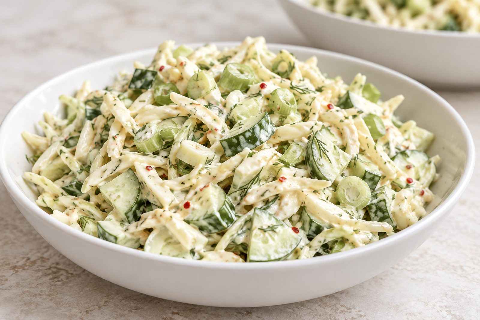 Cucumber Coleslaw Salad