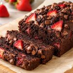 Double Chocolate Strawberry Banana Bread
