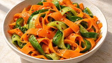 Easy Crunchy Asian Cucumber Carrot Salad