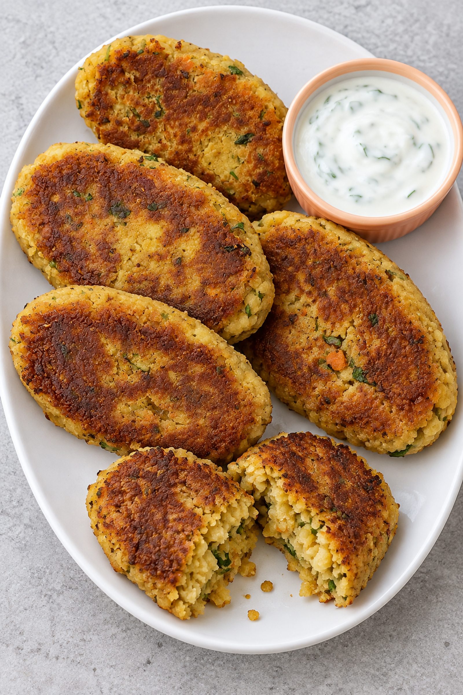 Easy Red Lentil Patties