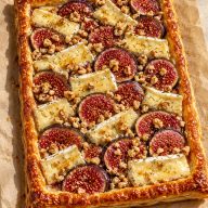Fig And Brie Puff Pastry Tart