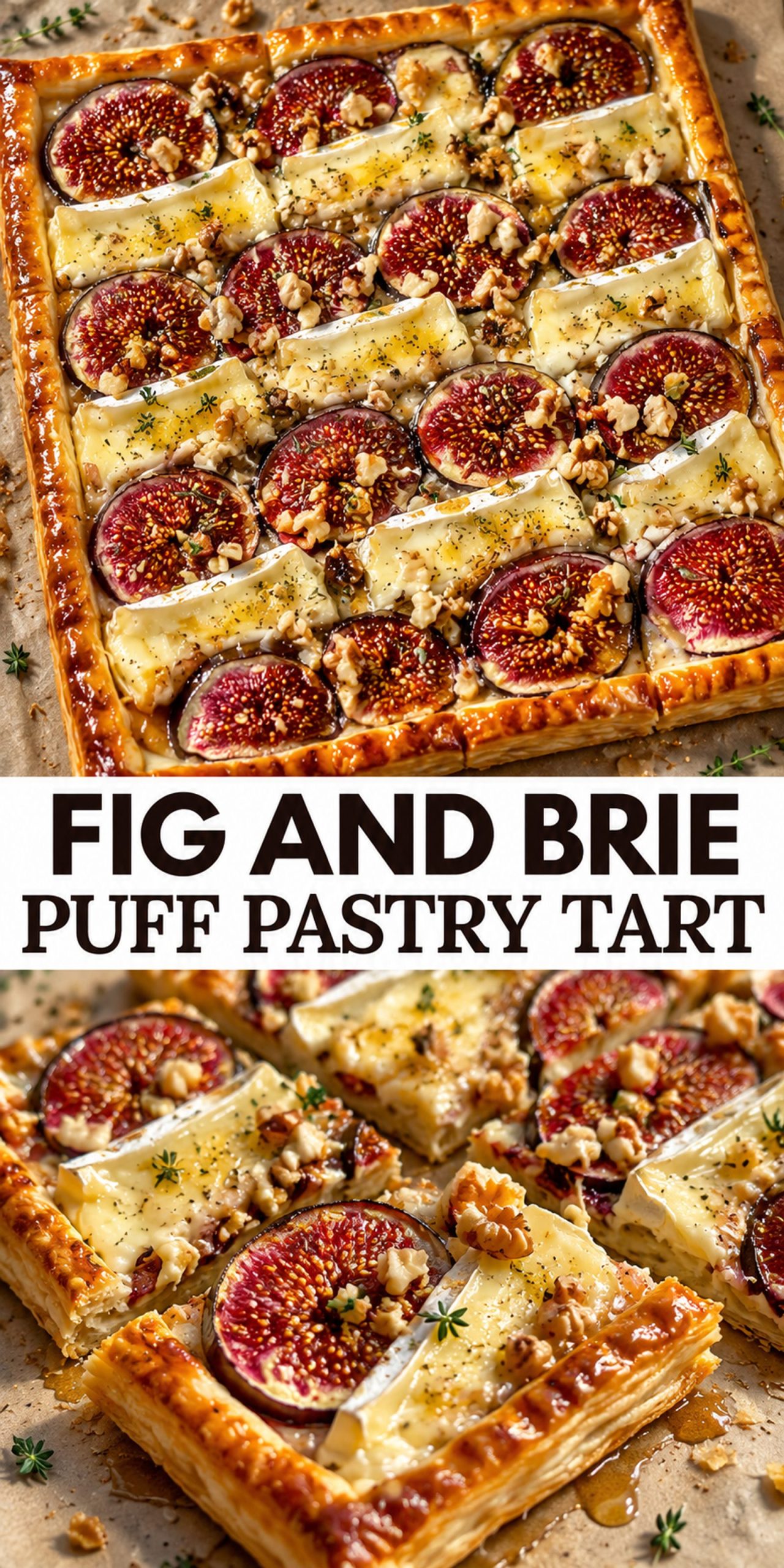 Fig And Brie Puff Pastry Tart Fig And Brie Puff Pastry Tart