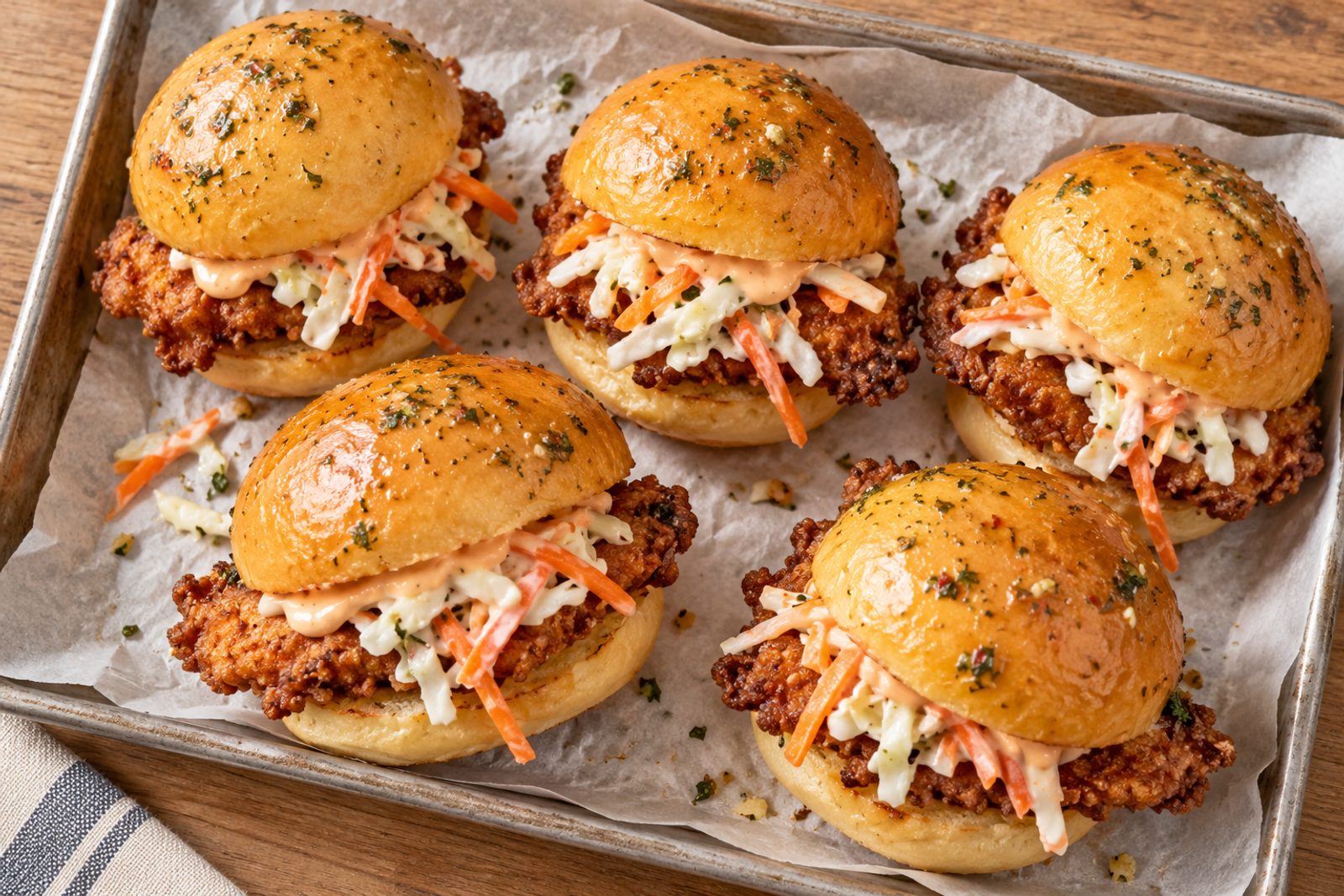 Game Day Crispy Chicken Sliders